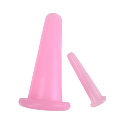 2 PCS Coupe de massage en silicone pour la cellulite et les soins de santé