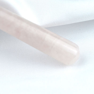 Rouleau de glace à quartz rose pour le visage Guasha 100% cristal naturel Gua Sha massager pour l'outil de beauté rose Massage du visage Cristal rose