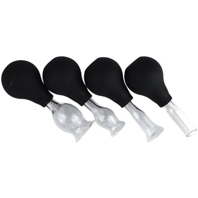Outils de massage Coupe d'aspiration en verre de silicone pour le visage Élimination des rides Guasha Soins de la peau Spa Salons de beauté Coupe thérapeutique