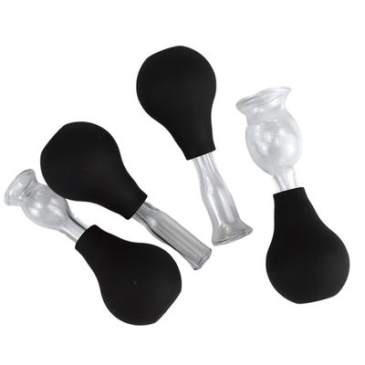Outils de massage Coupe d'aspiration en verre de silicone pour le visage Élimination des rides Guasha Soins de la peau Spa Salons de beauté Coupe thérapeutique