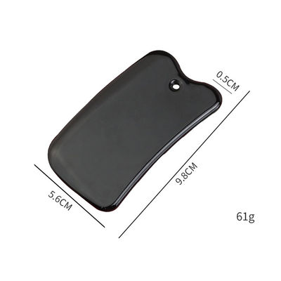 Une planche à gratter en verre noir en céramique est la solution idéale pour le massage du visage, le relâchement du myofacial et la relaxation du fascia.