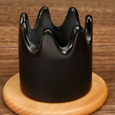 6*6*6.1cm Natural Black Bian Stone Gua Sha Scraping Massager Jade Stone Guasha Peigne du cuir chevelu Massage de la tête du méridien Peigne de dragage
