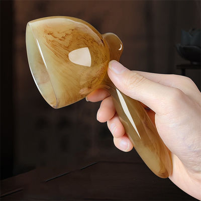 Manuel Cuvette Gua Sha Meridien Dredging Massage Stick Cuvette Guasha pour le corps de résine Retour outil de massage de santé