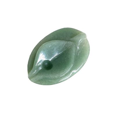 Artisanat de sculpture de vagin de jade vert guérison naturelle Fluorite Spiritualité Reiki Figurine de fleurs pour les femmes