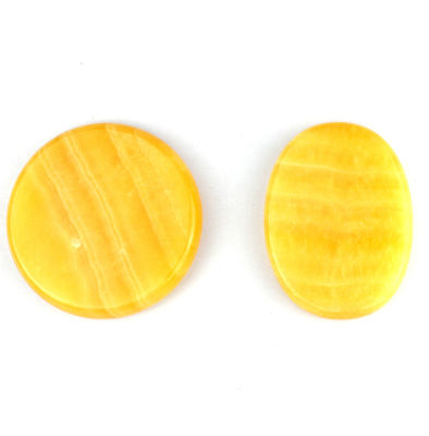 Pierre énergétique de massage thermique en 8*8cm Taille avec toutes sortes de matériaux cristallins OEM/ODM accepté