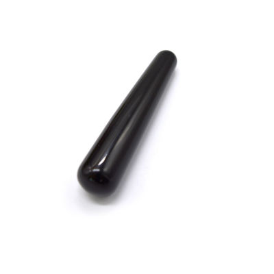 Une baguette Yoni Obsidienne Noire de 10*2cm Votre outil ultime pour la santé et le massage des femmes