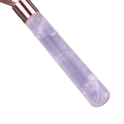 Rouleau de massage pour le visage en quartz rose naturel Rouleau de massage pour le visage en jade pour le visage