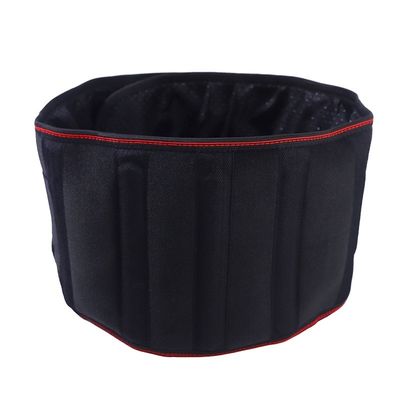 Physiothérapie par infrarouge Massage lombaire à la compression à chaud réglable Ceinture de soutien pour soulager la douleur et le soutien en noir