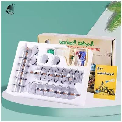 Kit de thérapie sous vide et en coupe Ventouse jetable Hijama Set de coupe 24 pièces 39*27*8cm 80*42*56.5cm 20 boîtes par boîte