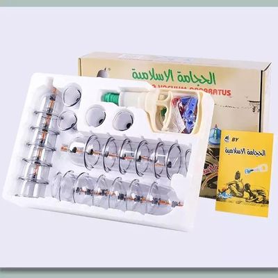 Kit de thérapie sous vide et en coupe Ventouse jetable Hijama Set de coupe 24 pièces 39*27*8cm 80*42*56.5cm 20 boîtes par boîte