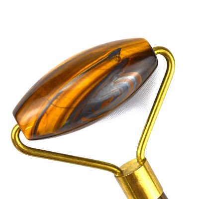 Outil de massage musculaire 2024 Tiger Eye Stone Facial Jade Roller Guasha pour le visage Oeil Cou Gua Sha Massage Outils de beauté de la peau