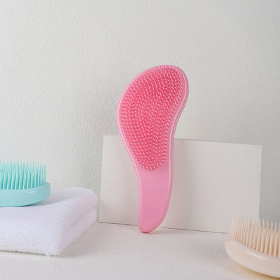 2 tailles Peigne de massage de la tête de couleur pure Anti-statique Brosses de soins capillaires Détaillez la douche Peigne de massage du cuir chevelu Peigne de massage