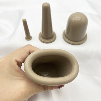 OEM/ODM Accepté 4 pièces de séries de coupe en silicone pour la thérapie de coupe faciale