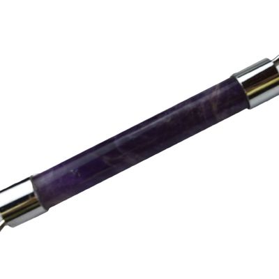 Produit de tendance du massage musculaire 2024 Améthyste naturel Roller facial Guasha 100% Massageur en jade naturel Pour les produits de massage facial Outils de beauté