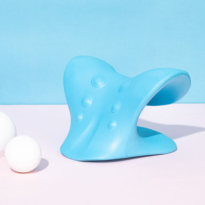 Outil polyvalent de massage du cou oreiller cervical en forme de C avec pression des doigts par gravité et traction des épaules