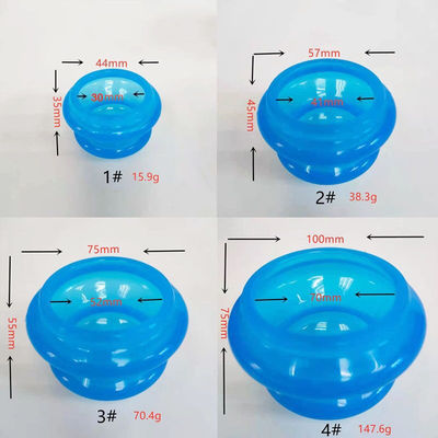Ensemble de thérapie de coupe en silicone coloré pour le massage myofascial et le soulagement de la douleur musculaire