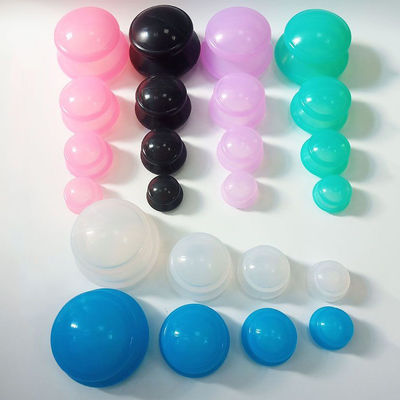 Ensemble de thérapie de coupe en silicone coloré pour le massage myofascial et le soulagement de la douleur musculaire