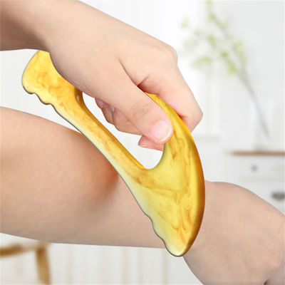 Outil de massage du point de déclenchement du corps Gua Sha pour le drainage lymphatique par résine et le dragage des méridiens