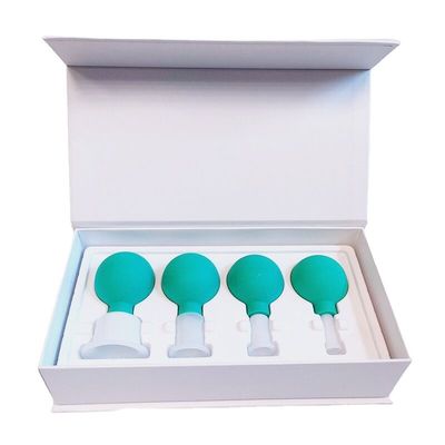 Éliminer l'humidité et soulager la douleur 4 pièces de verre pour le massage de la peau du visage, du dos, de l'épaule