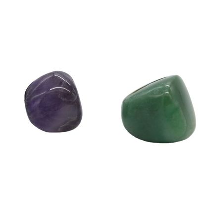 Graverie Type de sculpture mélanger des pierres précieuses naturelles tombées pierres pour la guérison violette Reiki Cristal Jeux de fabrication et de décoration intérieure