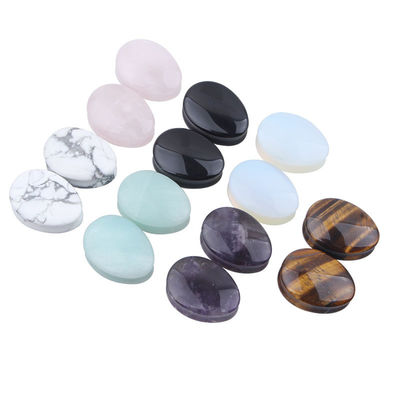 Pierre Auriculaire Expansion de l'oreille Pug Piercing Body Bijoux de pierre de jade en cristal naturel Pierre populaire OEM ODM Agate