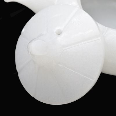 Artisanat de sculpture de haut de thé en jade blanc poli dans le style chinois pour la décoration de la maison de haute classe