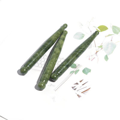 110*12mm Xiuyan Jade Gua Sha Stick Le massage facial ultime et l'outil de drainage lymphatique