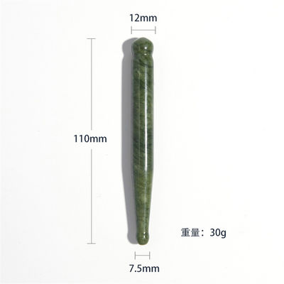 110*12mm Xiuyan Jade Gua Sha Stick Le massage facial ultime et l'outil de drainage lymphatique