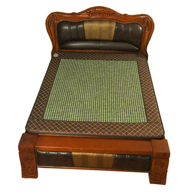 Matériau de massage en jade naturel portatif pour infrarouge et anion Mat de jade personnalisé en pierre de tourmaline