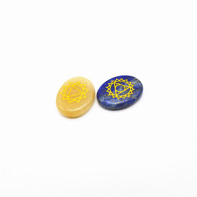 Sept pierres de chakra pour le corps et la spiritualité art de guérison collectibles cristaux tombés