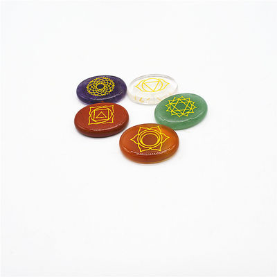 Sept pierres de chakra pour le corps et la spiritualité art de guérison collectibles cristaux tombés