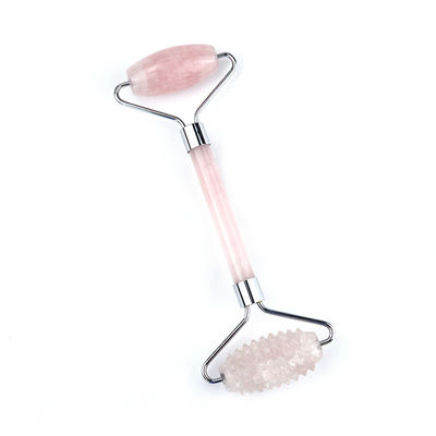 Rose Quartz Facial Guasha Roller Massage Face Gua Sha Beauty Lift Masseur Outils pour l' amincissement et les avantages anti-âge