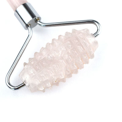 Rose Quartz Facial Guasha Roller Massage Face Gua Sha Beauty Lift Masseur Outils pour l' amincissement et les avantages anti-âge