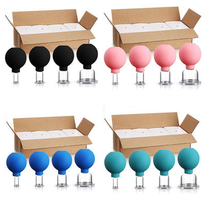 4Pcs PVC aspiration masseuse sous vide pots de thérapie sous vide pour l'amélioration de la santé