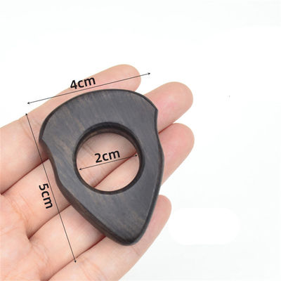 2 tailles Sandalwood Pieds Massage Rings Ensemble Pédicure Acupoint Stick Massageur en bois avec fonction musicale