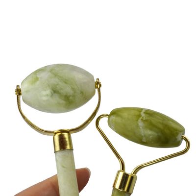 Massage du visage Massage du visage à double tête beauté du visage naturel outil de massage Guasha rouleau de jade mince Massageur outil de relaxation