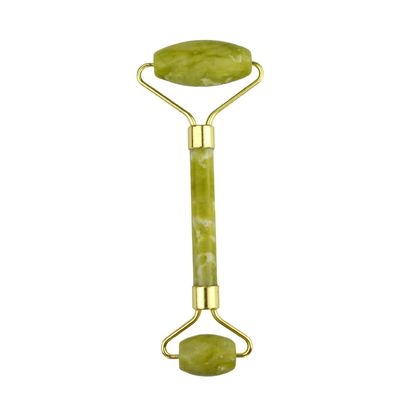 Équipement de massage du visage Roller facial en jade naturel Xiuyan 100% masseur en jade naturel pour les outils de beauté et les soins de la peau