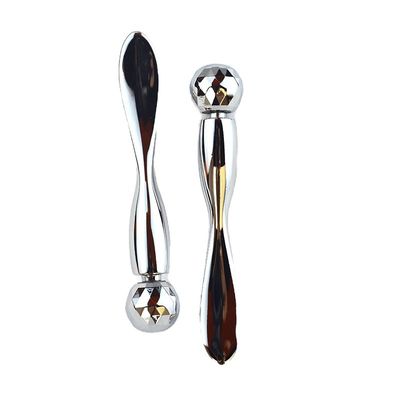 Crème de massage des yeux Cosmétique Cuillère métallique en or et spatule Massageur facial Bâtons à rouleaux Masque métallique