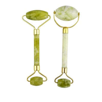 Logo personnalisé Disponibled Xiuyan Jade Gua Sha Scraping Massage Outil pour la relaxation du visage vert et anti-âge
