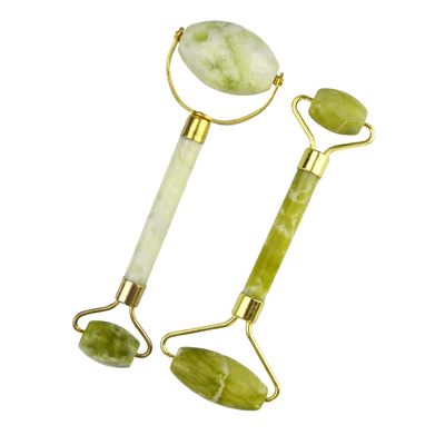Logo personnalisé Disponibled Xiuyan Jade Gua Sha Scraping Massage Outil pour la relaxation du visage vert et anti-âge