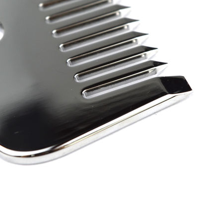 Logo personnalisé disponibled en argent en acier inoxydable cuir chevelu massage métallique peigne Gua Sha pour 2024 outils de massage