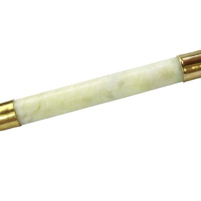 Logo personnalisé Disponibled Xiuyan Jade Gua Sha Scraping Massage Outil pour la relaxation du visage vert et anti-âge
