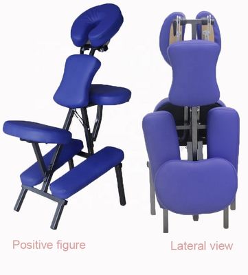 Logo personnalisé Blue Master Massage Professionnel Chaise de massage portable avec fonction et commande manuelle
