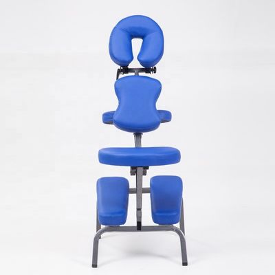 Logo personnalisé Blue Master Massage Professionnel Chaise de massage portable avec fonction et commande manuelle