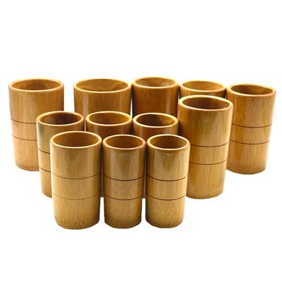 12 pièces de séries de thymes en bambou naturel pour améliorer la circulation