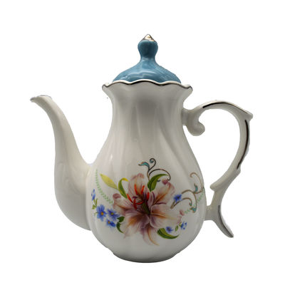 Charmant thème floral, thé en porcelaine chinoise en blanc, parfait pour les cadeaux de mariage 23*22/15*10/6.5*14.5/11*12.5cm