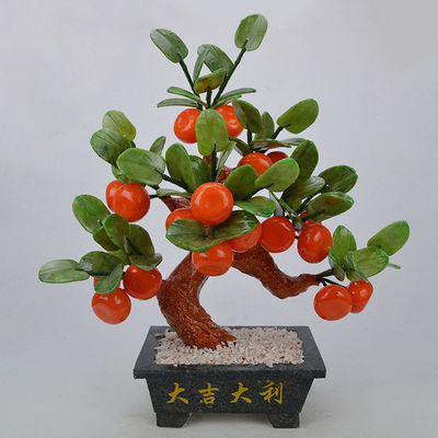 Des décorations uniques en pierre de jade Fengshui idéales pour la décoration de la maison haut de gamme