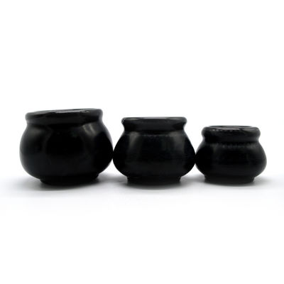 Propriétés de la médecine chinoise Appareil d'acupuncture Vacuum Cupping de feu Coupe Hijama Sets Bian Stone Noir