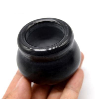 Propriétés de la médecine chinoise Appareil d'acupuncture Vacuum Cupping de feu Coupe Hijama Sets Bian Stone Noir