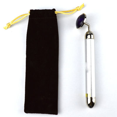 Logo personnalisé Améthyste naturel Acupression Gua Sha Beauty Stick Massage Therapy Outil pour le massage relaxant du corps entier